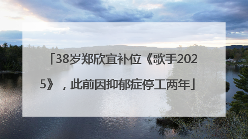 38岁郑欣宜补位《歌手2025》，此前因抑郁症停工两年
